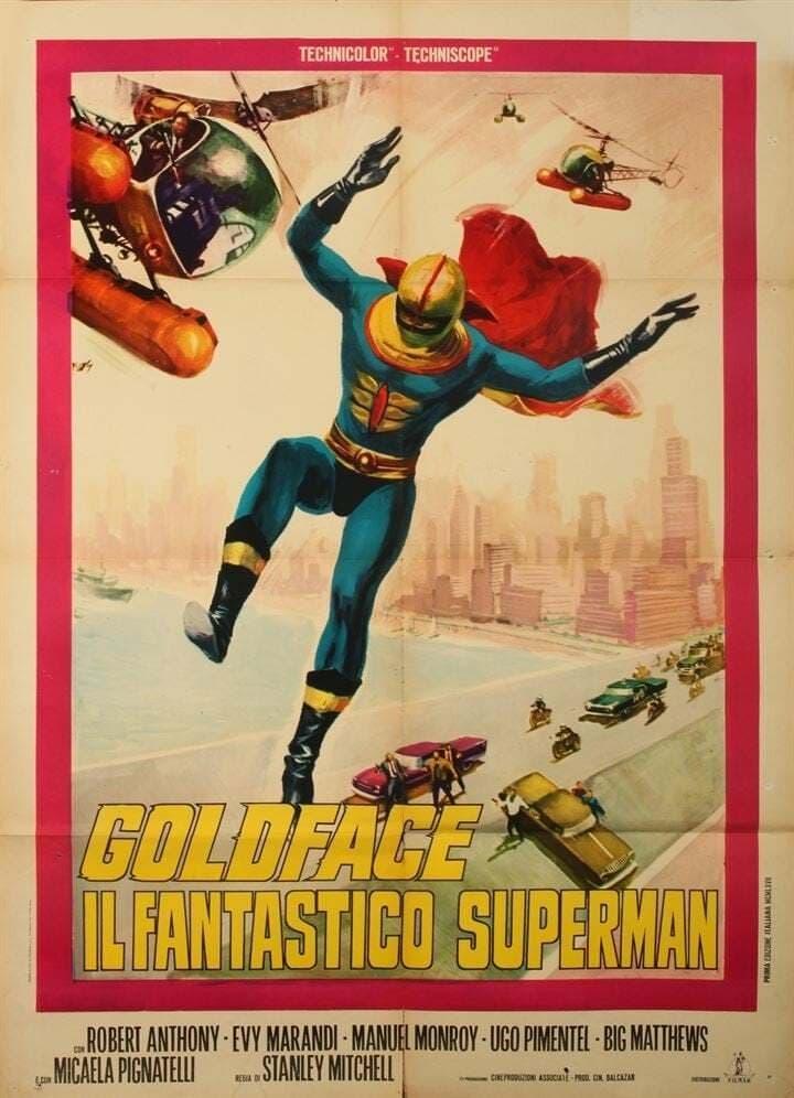 Goldface il fantastico Superman poster