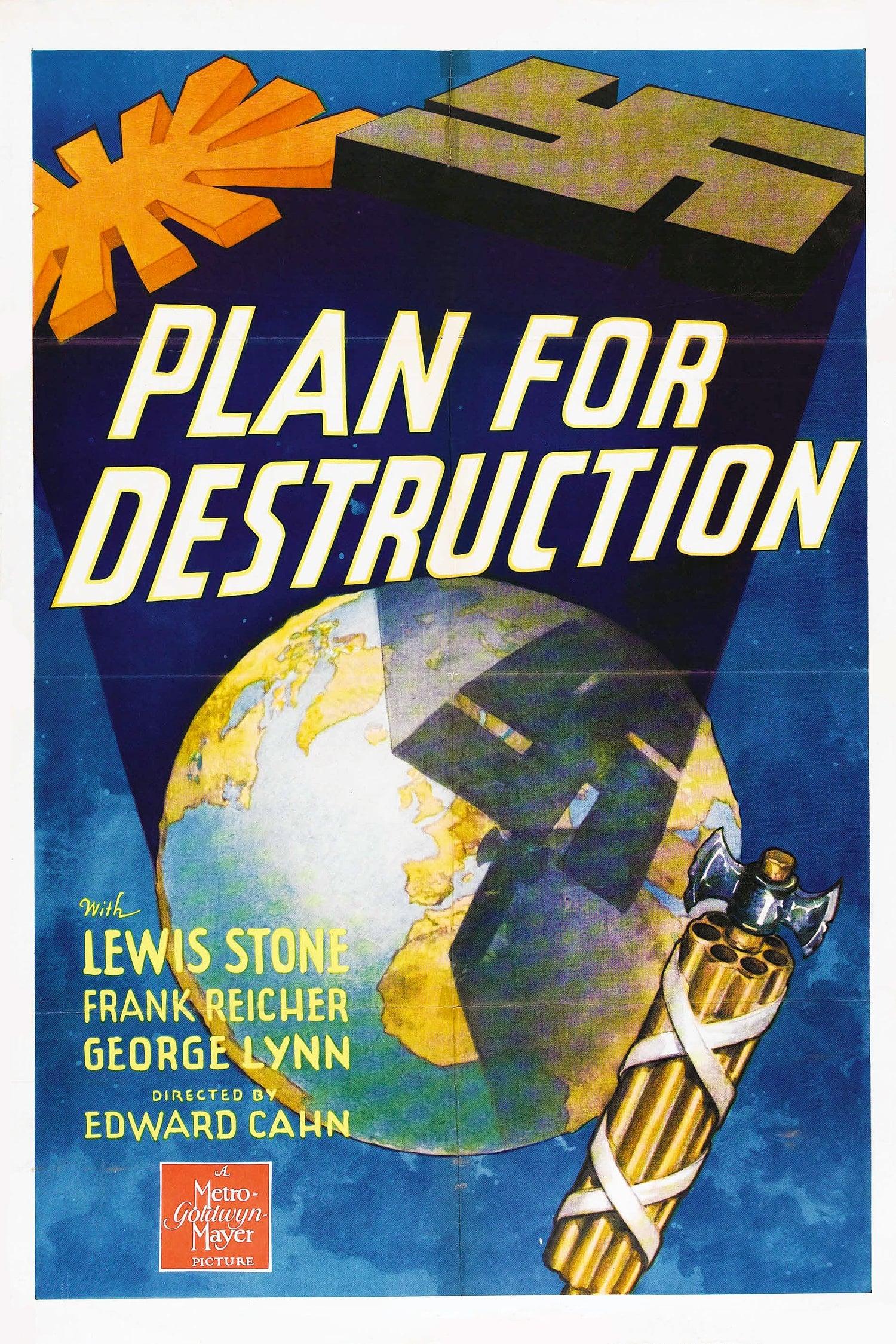 Plan for Destruction poster