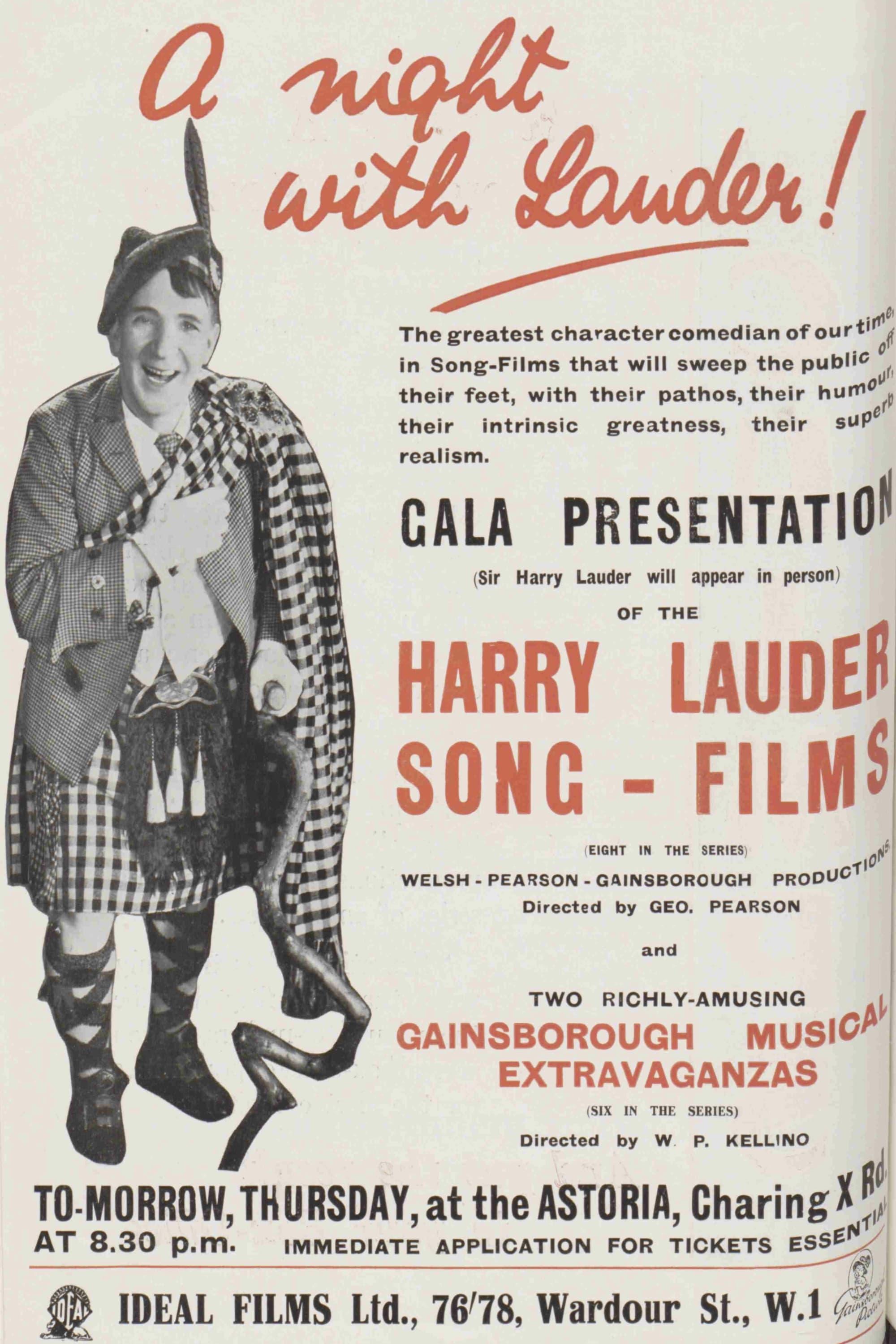 Harry Lauder Songs poster