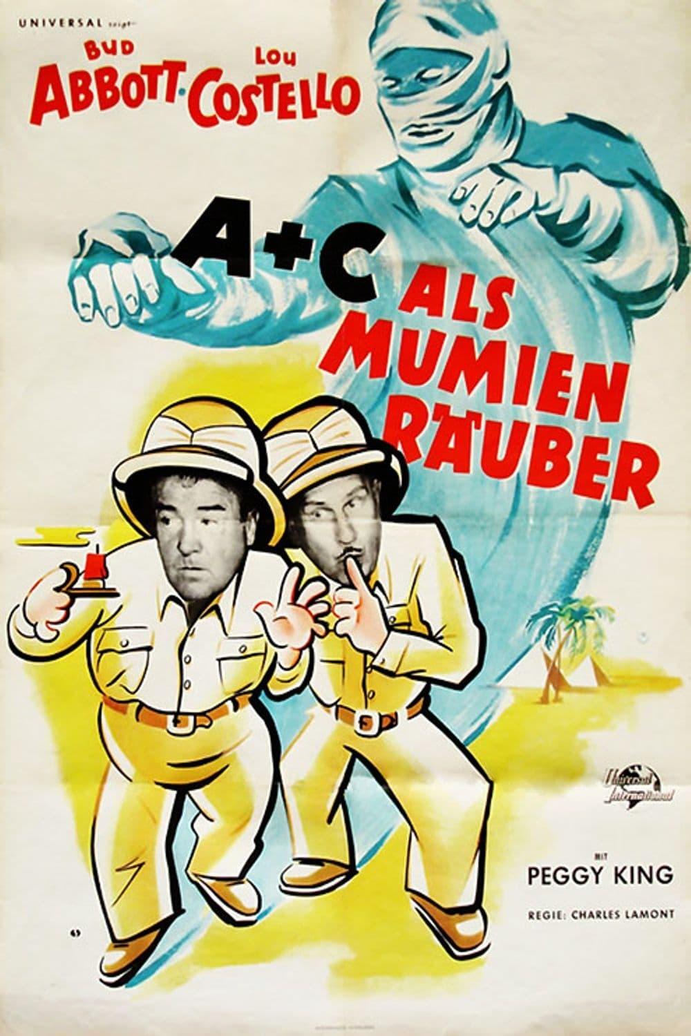 Abbott & Costello als Mumienräuber poster