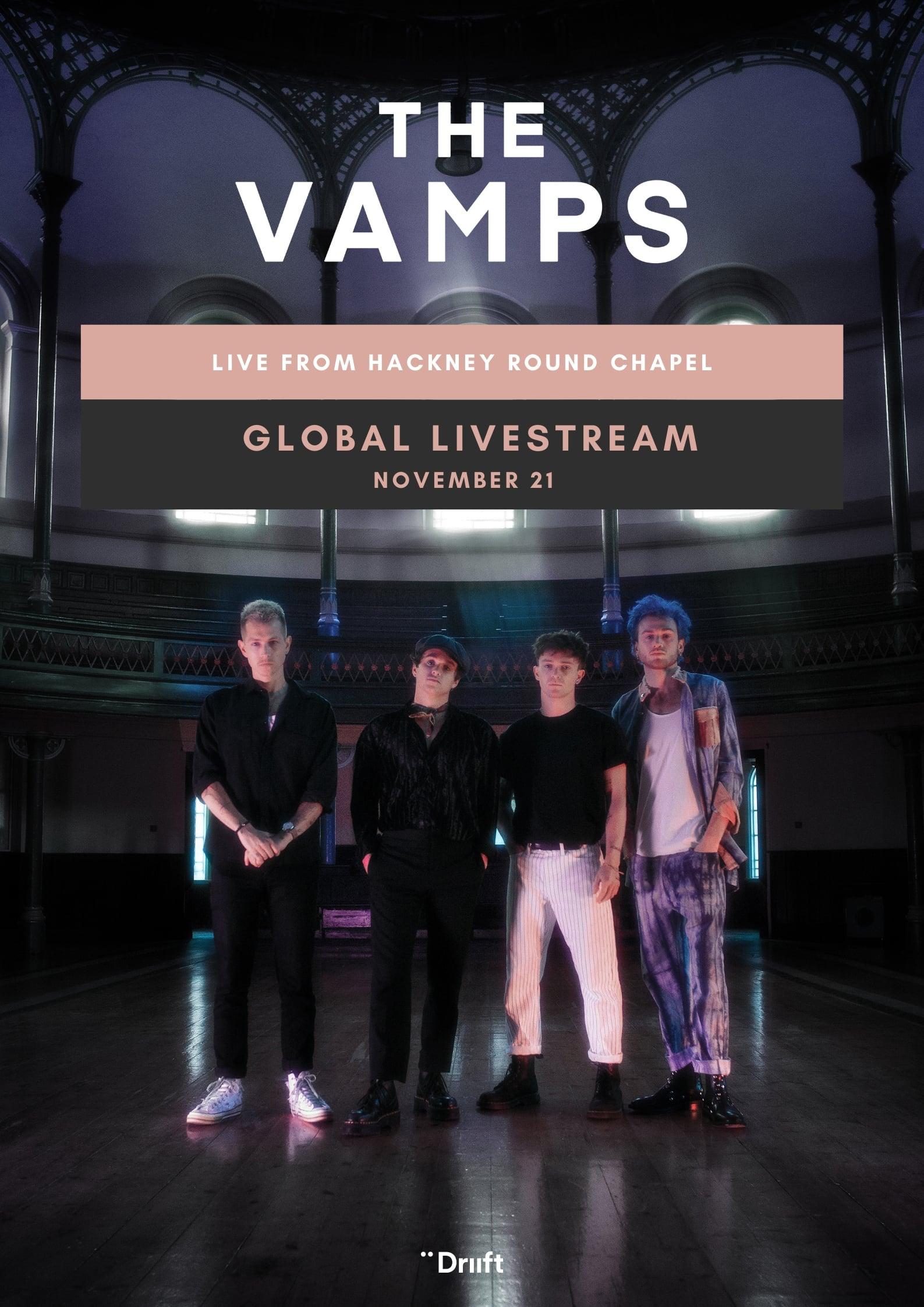The Vamps: Live from Hackney Round Chapel poster