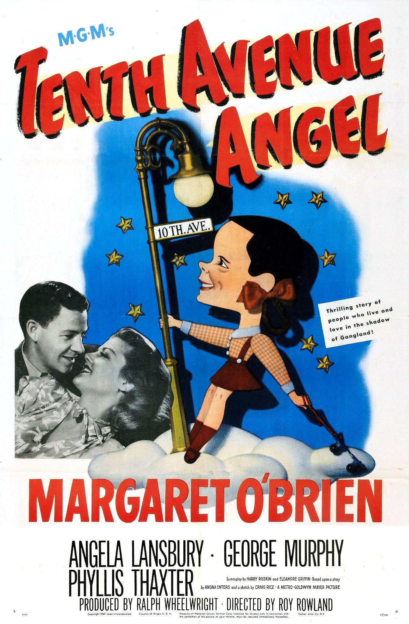 Tenth Avenue Angel poster