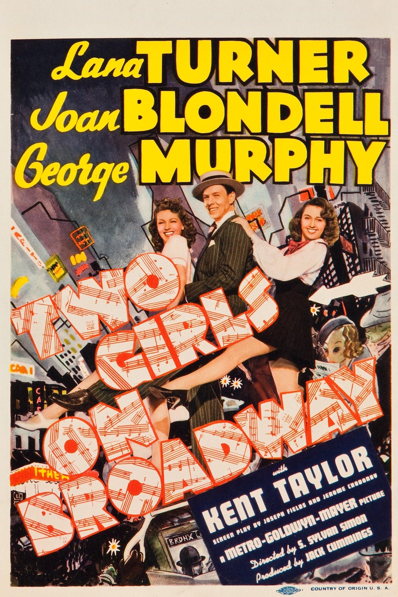 Two Girls on Broadway poster