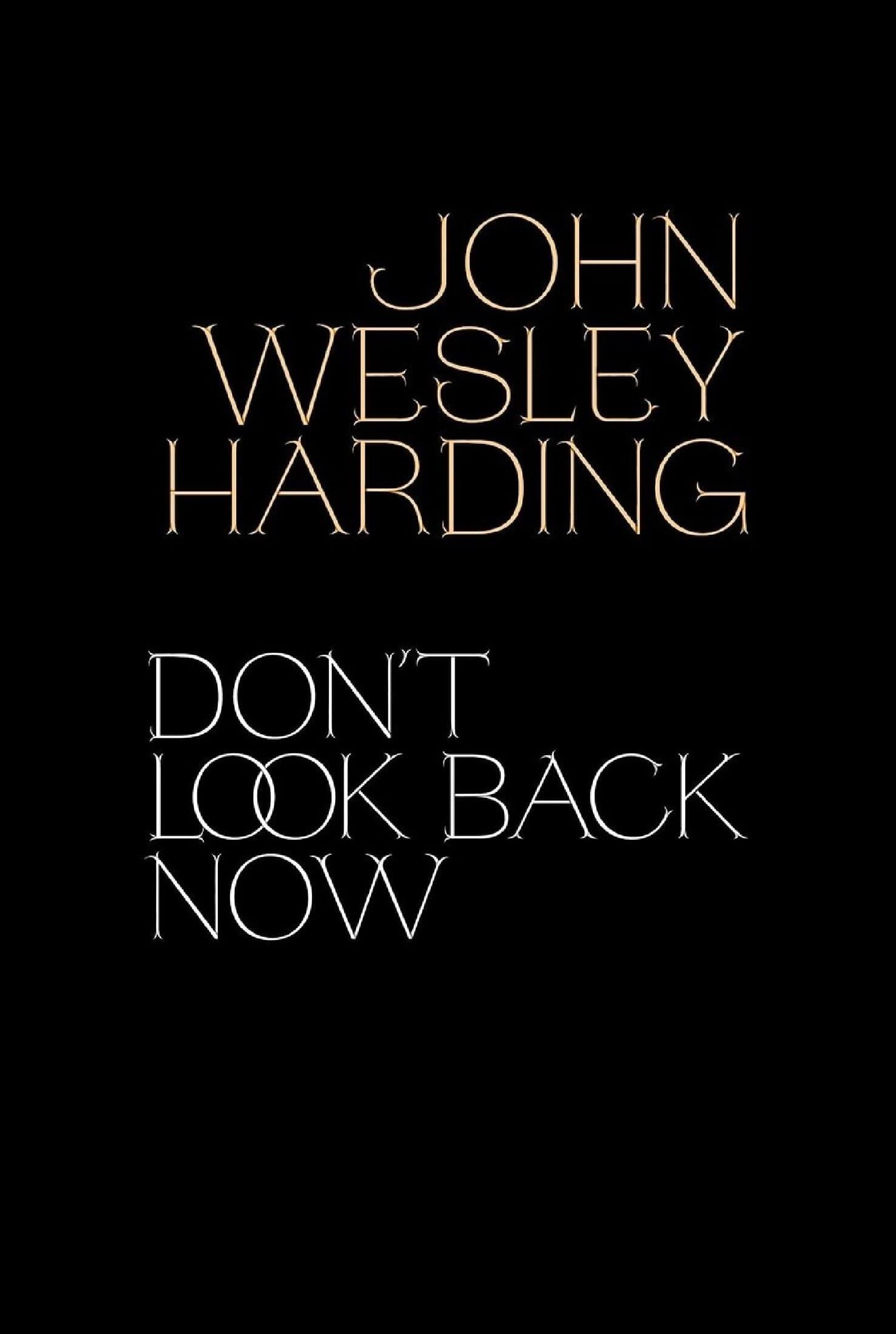John Wesley Harding: Don't Look Back Now - The Film poster