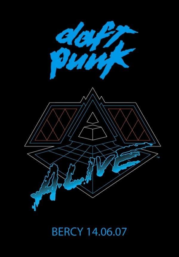 Daft Punk - Alive 2007 - Live Album Concert à Paris poster