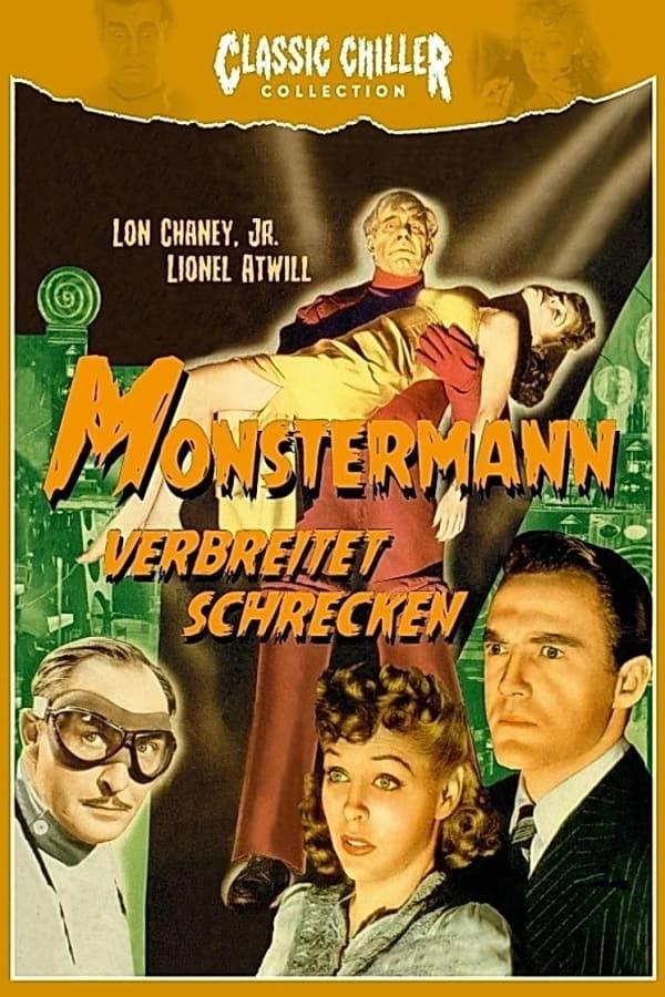 Monstermann verbreitet Schrecken poster