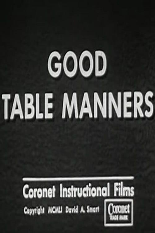 Good Table Manners poster
