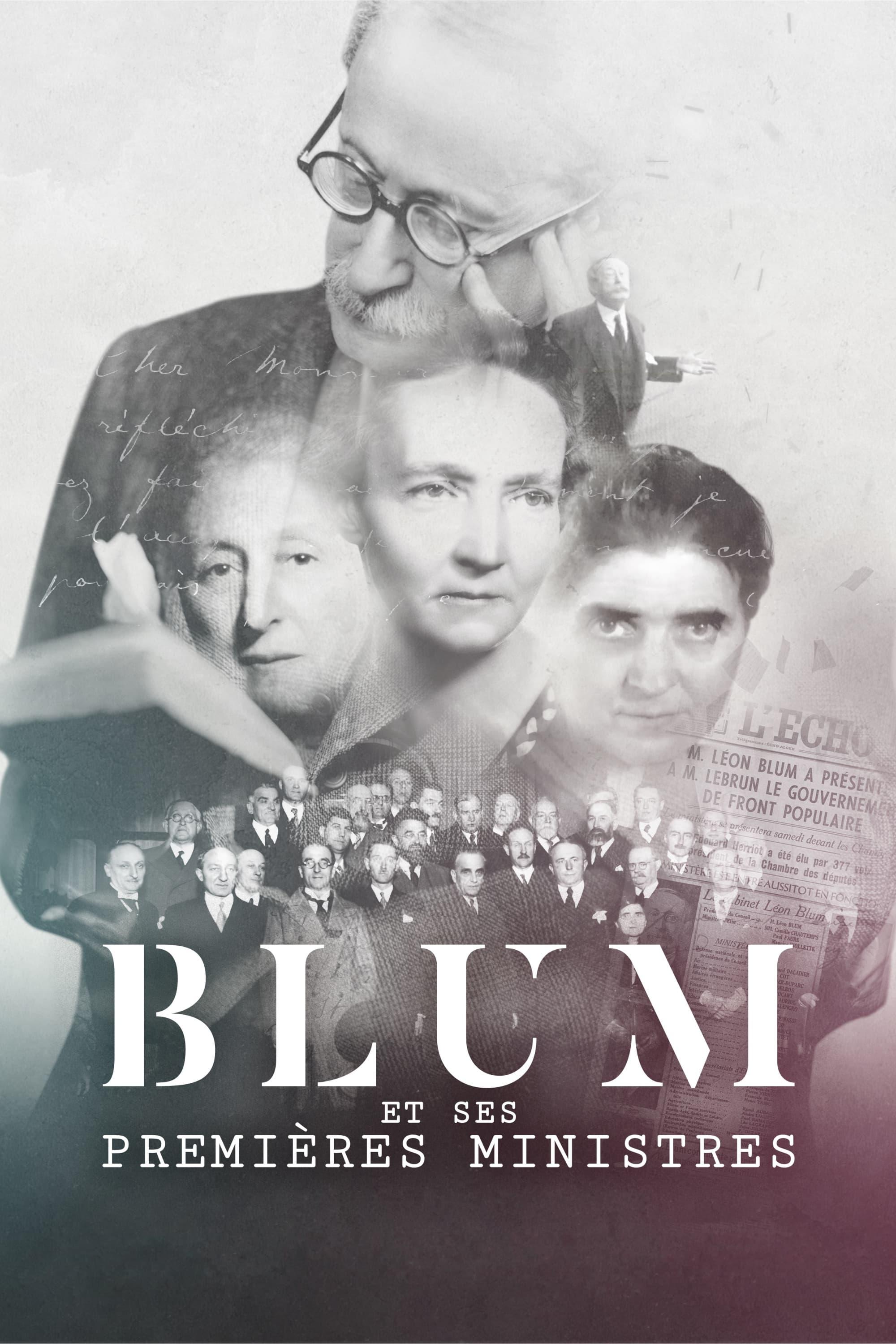 Blum et ses premières ministres poster