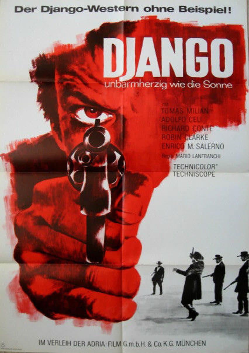 Django – Unbarmherzig wie die Sonne poster
