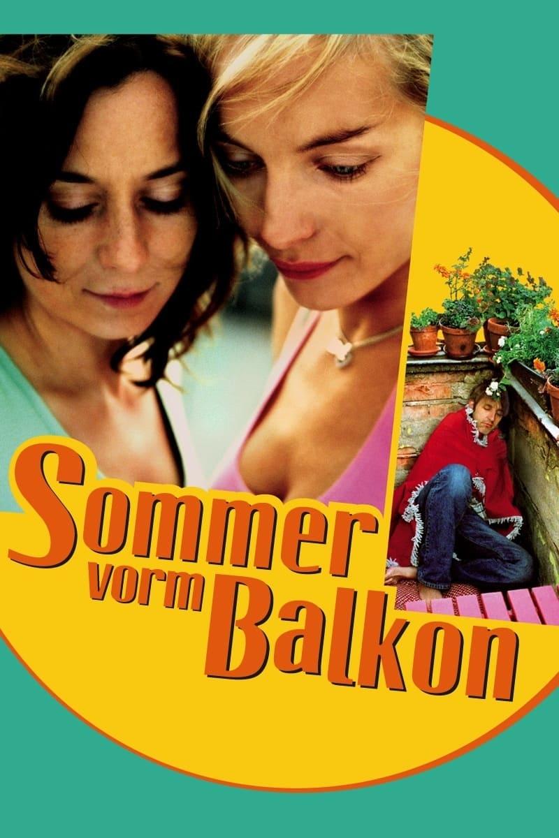 Sommer vorm Balkon poster