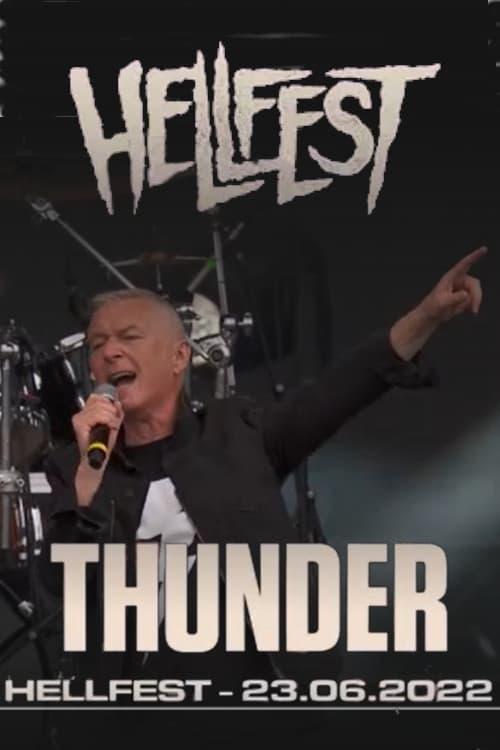 Thunder - Hellfest 2022 poster