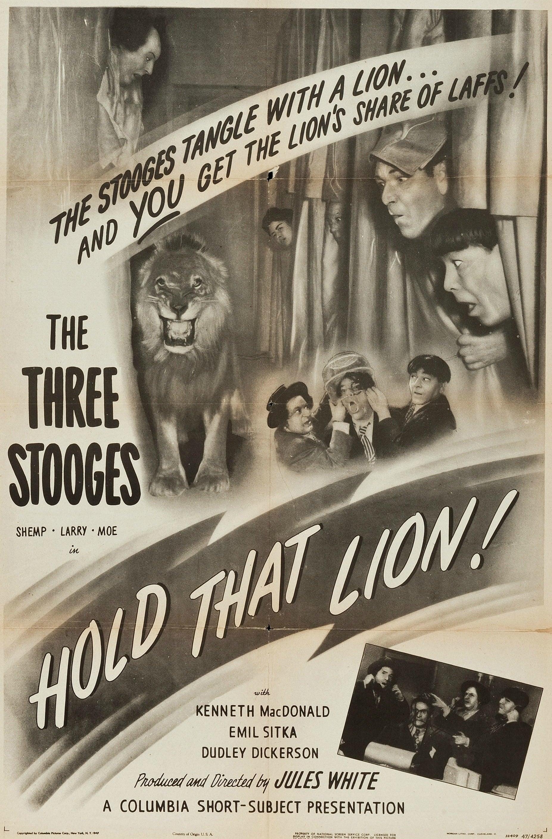 Hold That Lion! poster