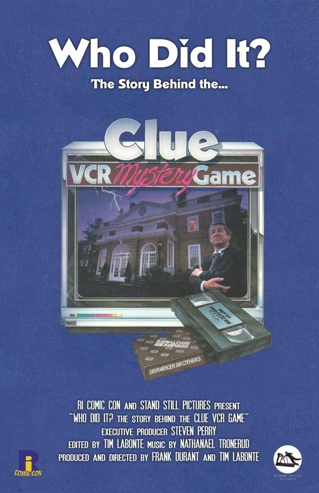 Who Did It? The Story Behind the Clue VCR Mystery Game poster