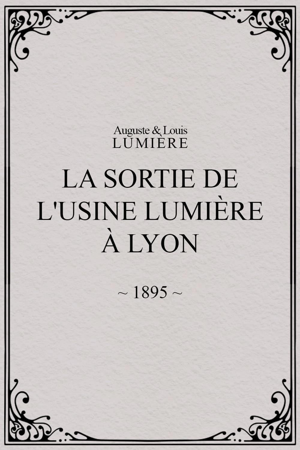 Arbeiter verlassen die Lumière-Werke poster