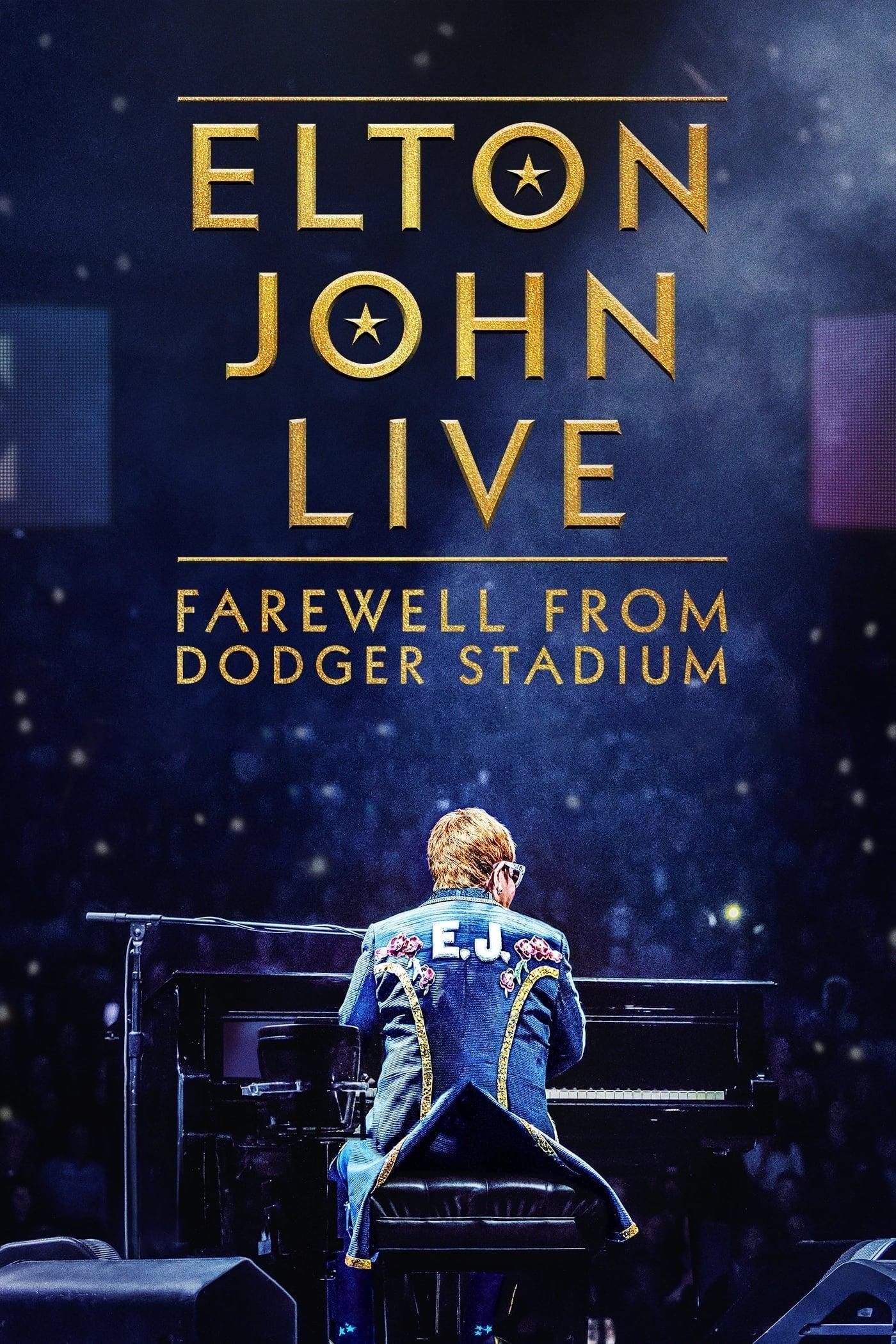 Elton John Live: Farewell from Dodger Stadium poster