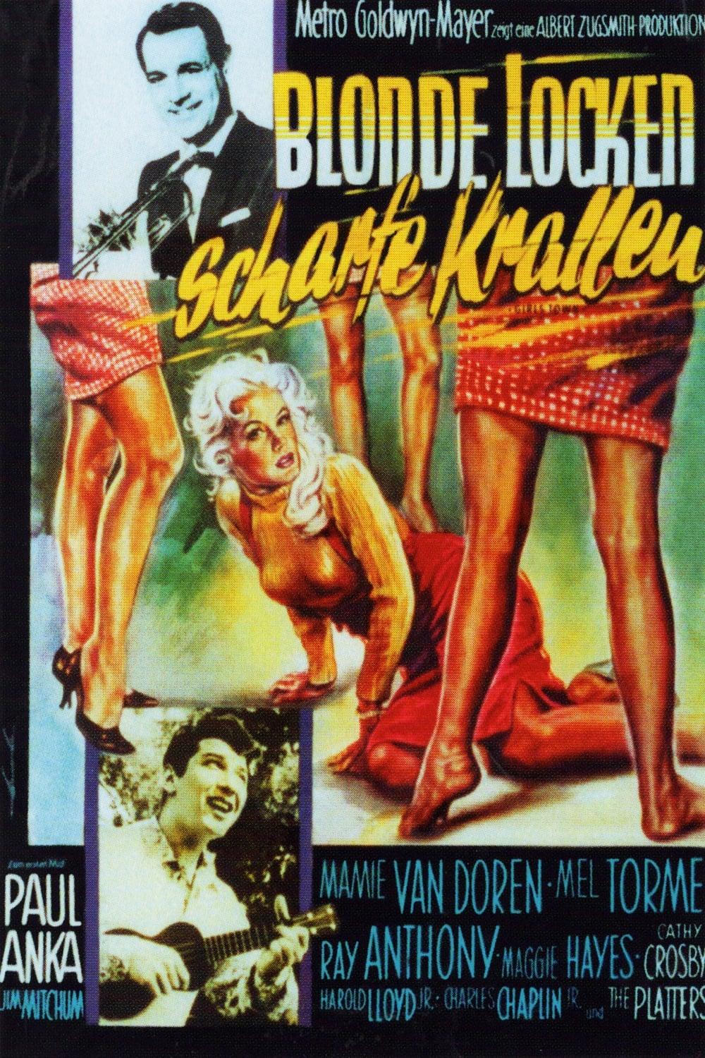 Blonde Locken - scharfe Krallen poster
