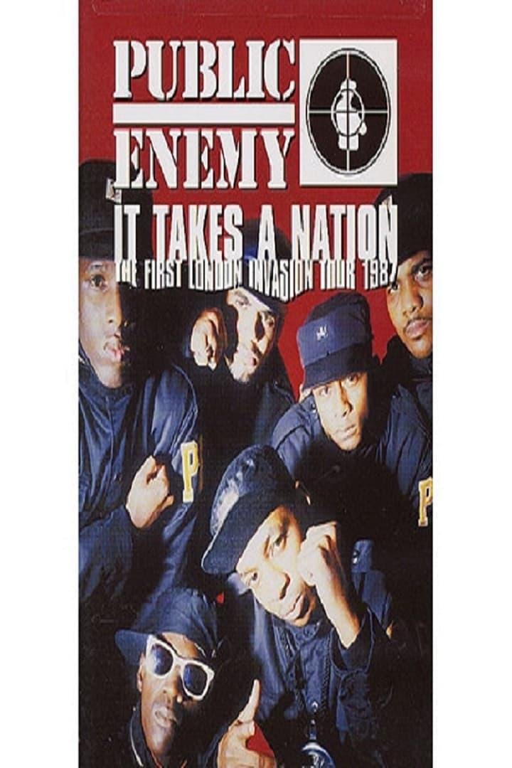 Public Enemy: It Takes a Nation - The First London Invasion Tour 1987 poster