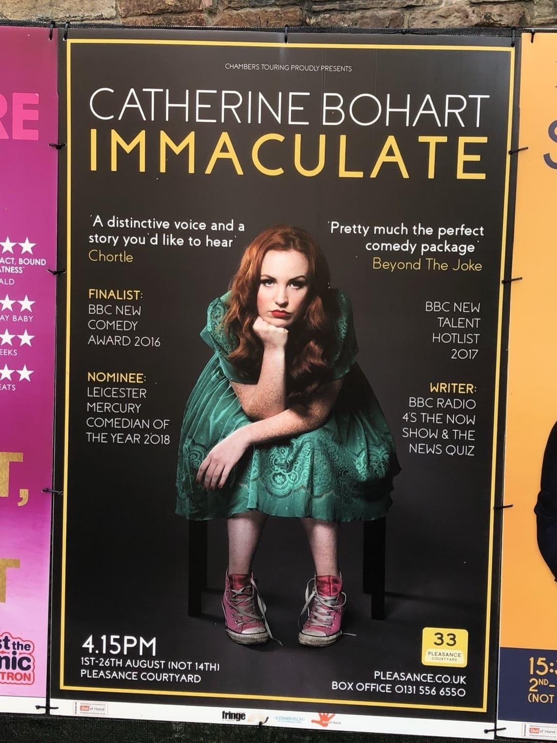 Catherine Bohart: Immaculate poster