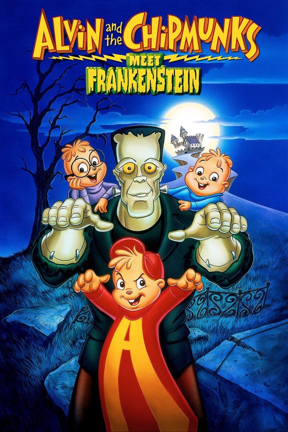 Alvin und die Chipmunks treffen Frankenstein poster