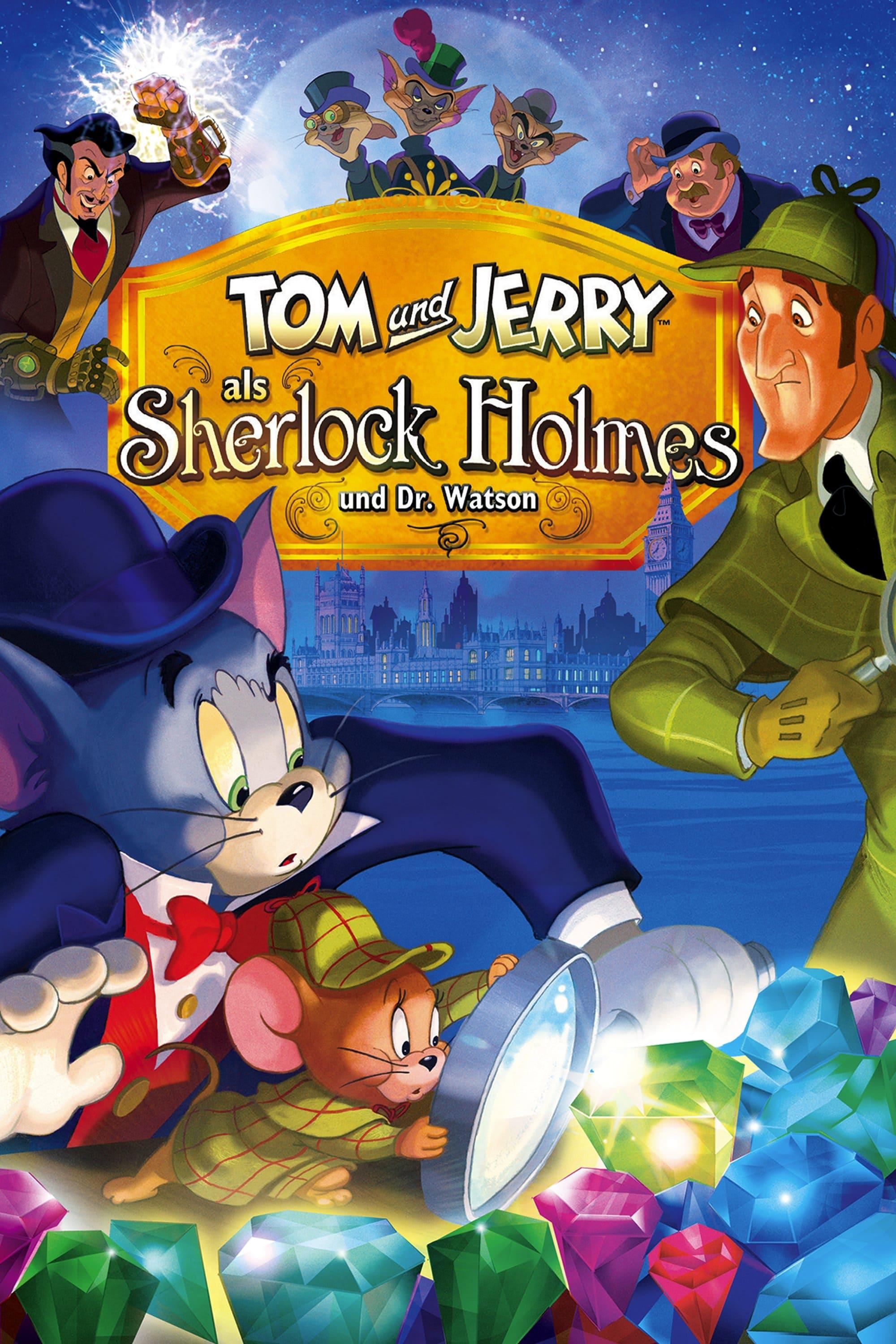 Tom & Jerry als Sherlock Holmes und Dr. Watson poster