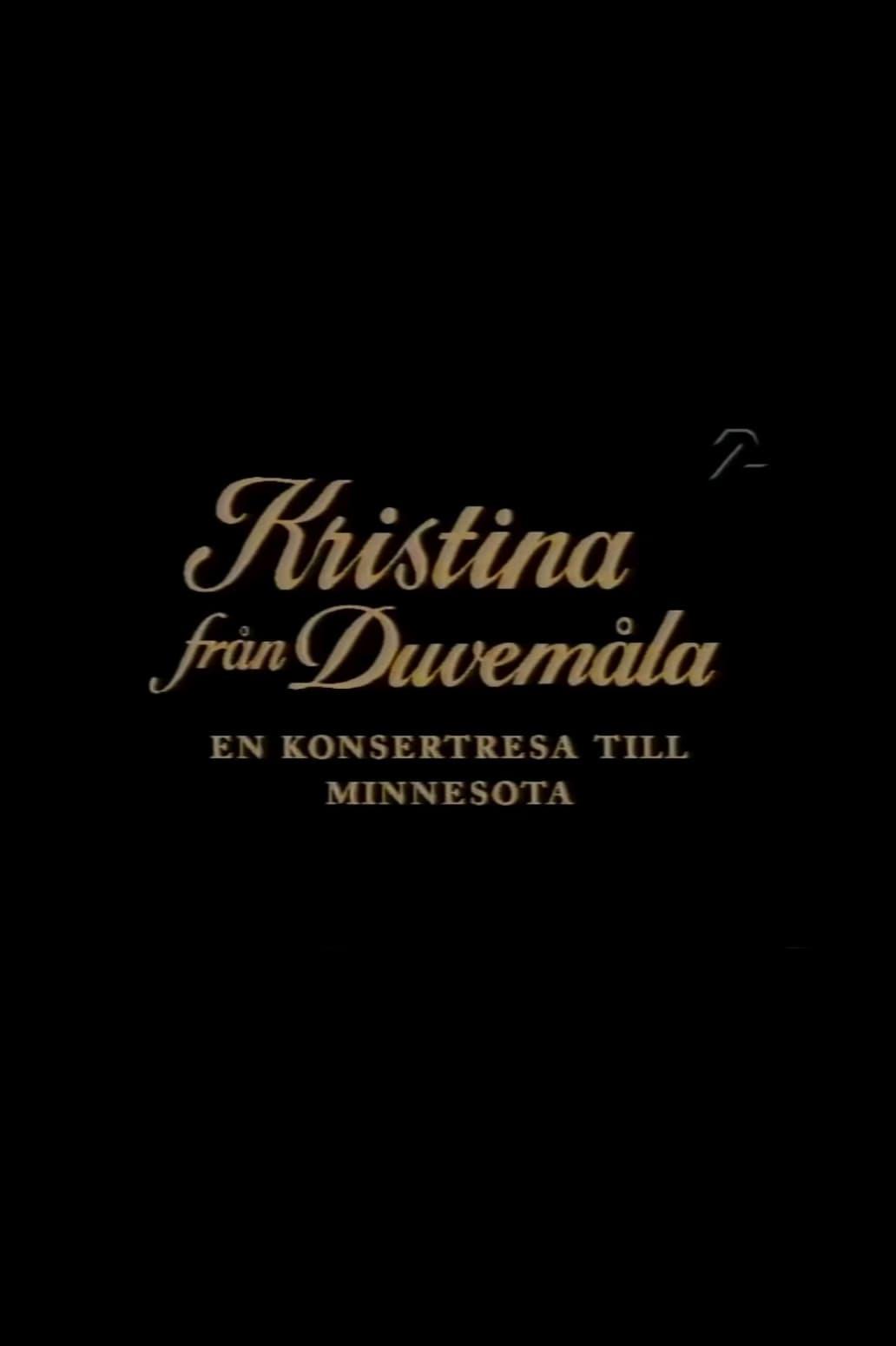 Kristina från Duvemåla - en konsertresa till Minnesota poster