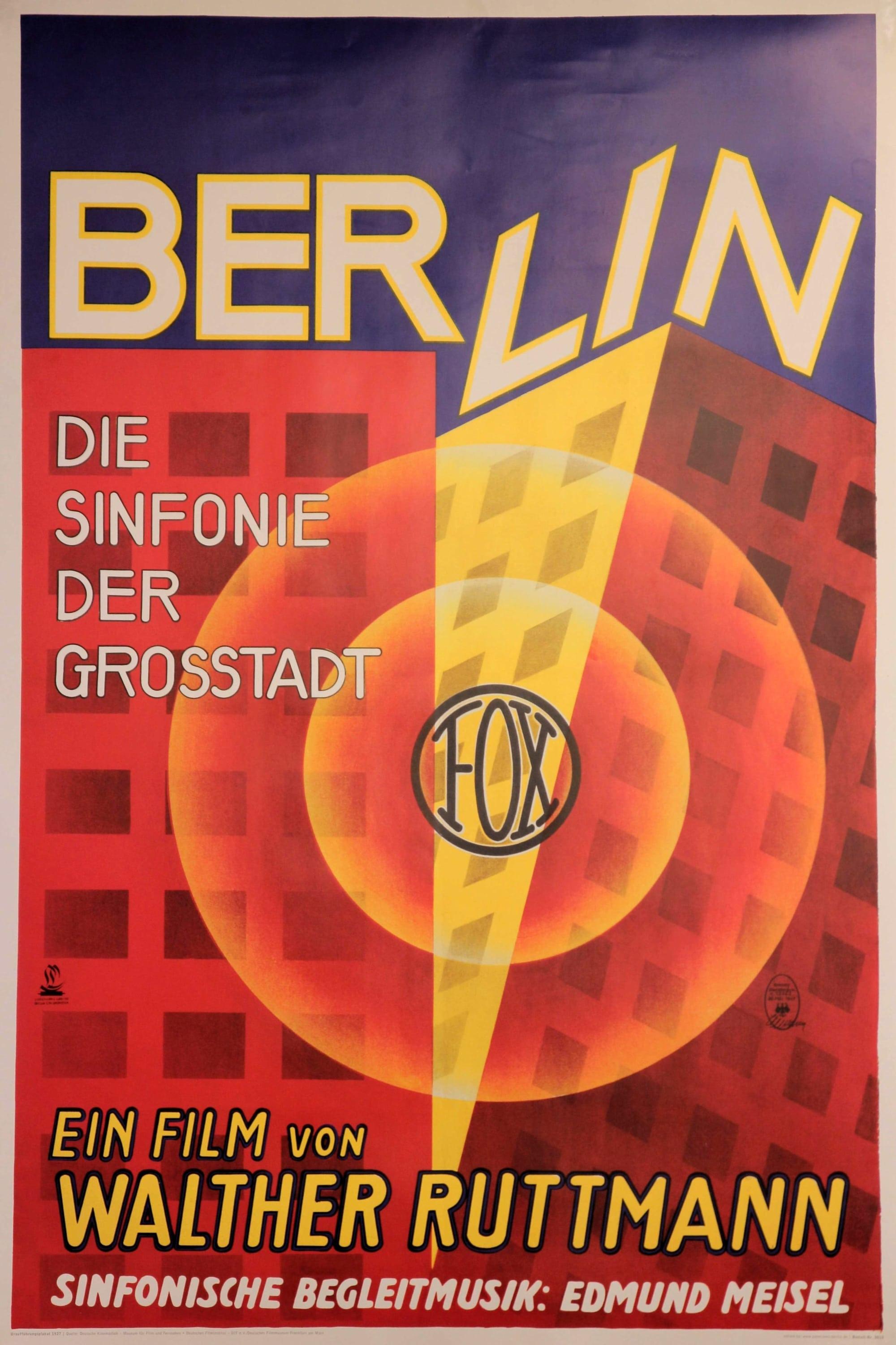 Berlin: Die Sinfonie der Großstadt poster