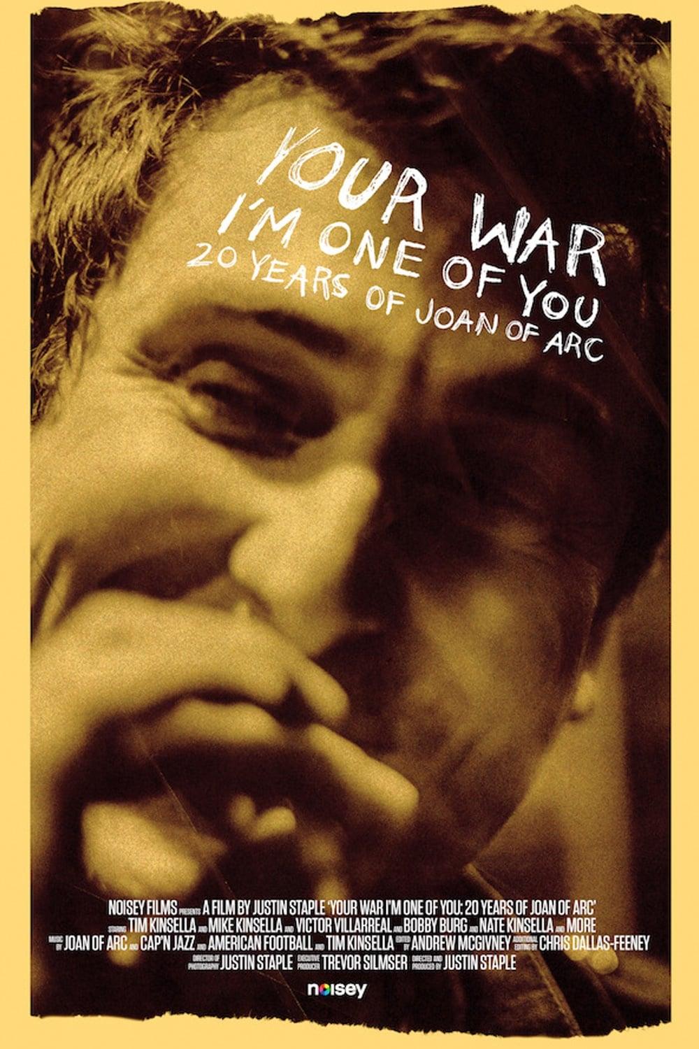 Your War (I'm One of You): 20 Years of Joan of Arc poster