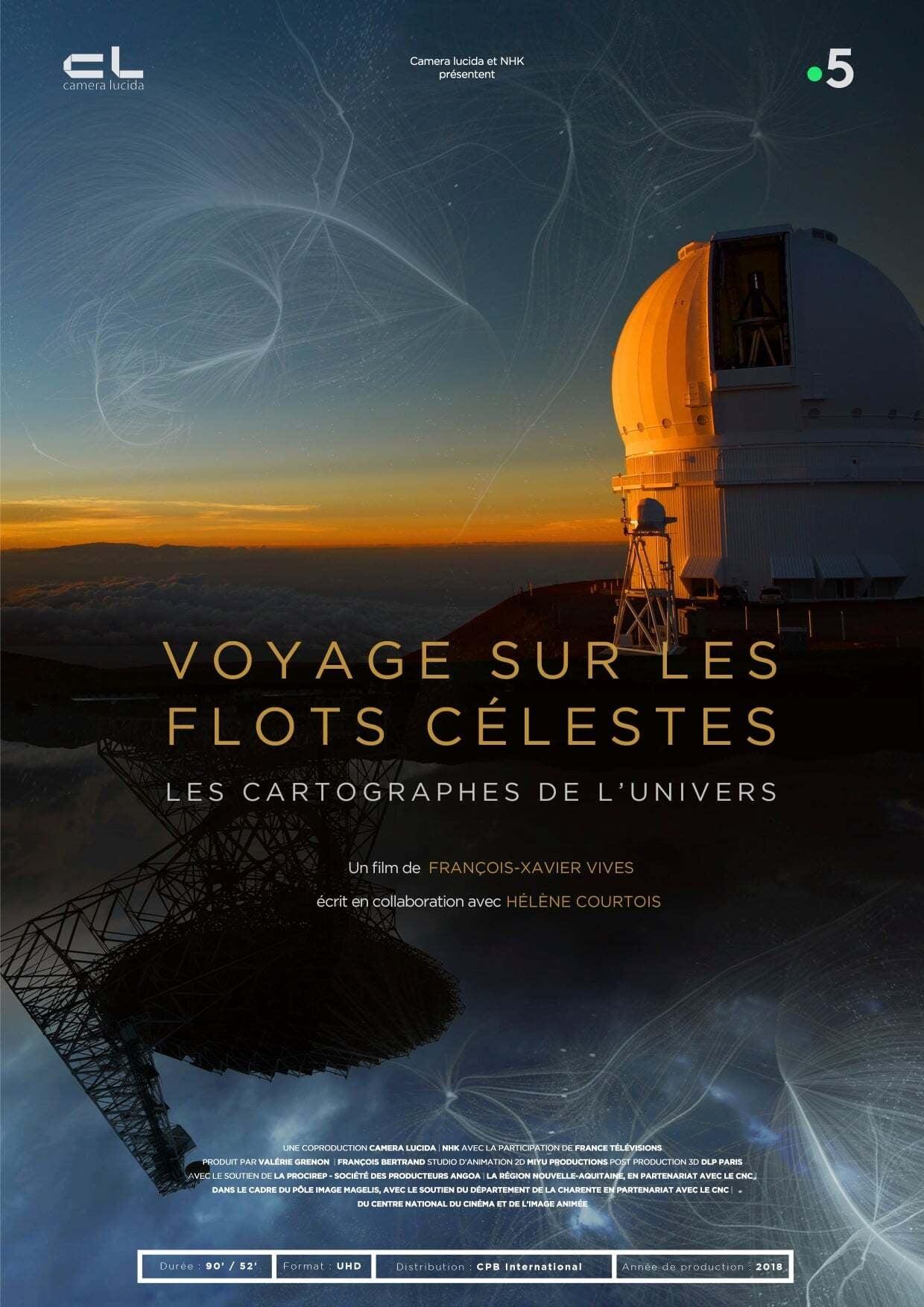 Voyage sur les flots célestes : Les Cartographes de l'Univers poster
