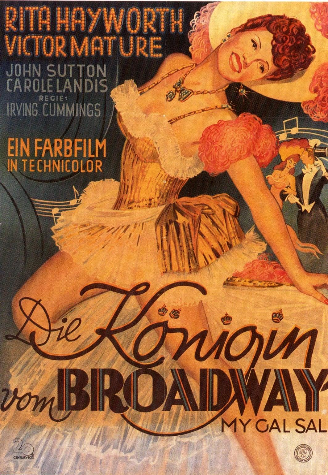 Die Königin vom Broadway poster