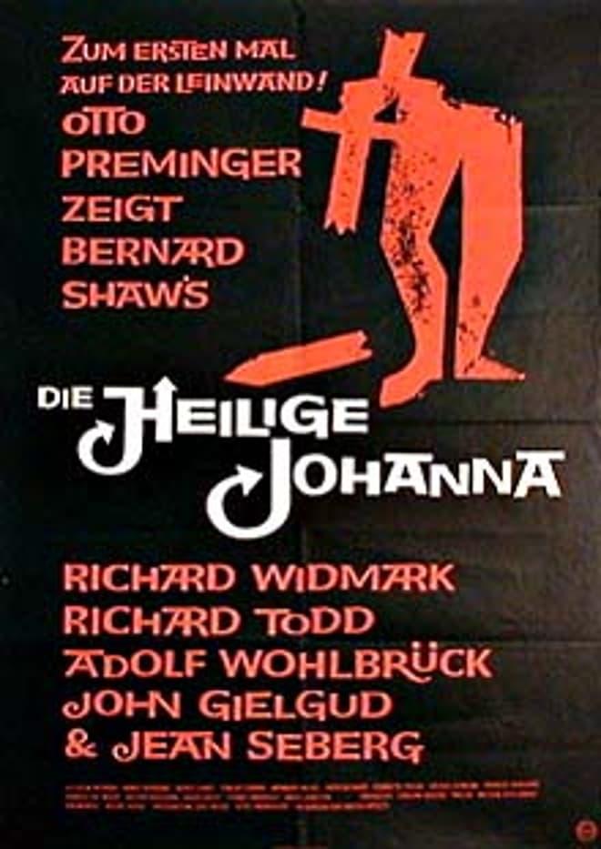 Die heilige Johanna poster