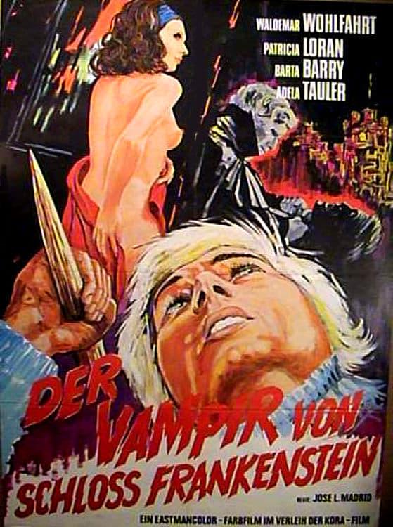 Der Vampir von Schloss Frankenstein poster