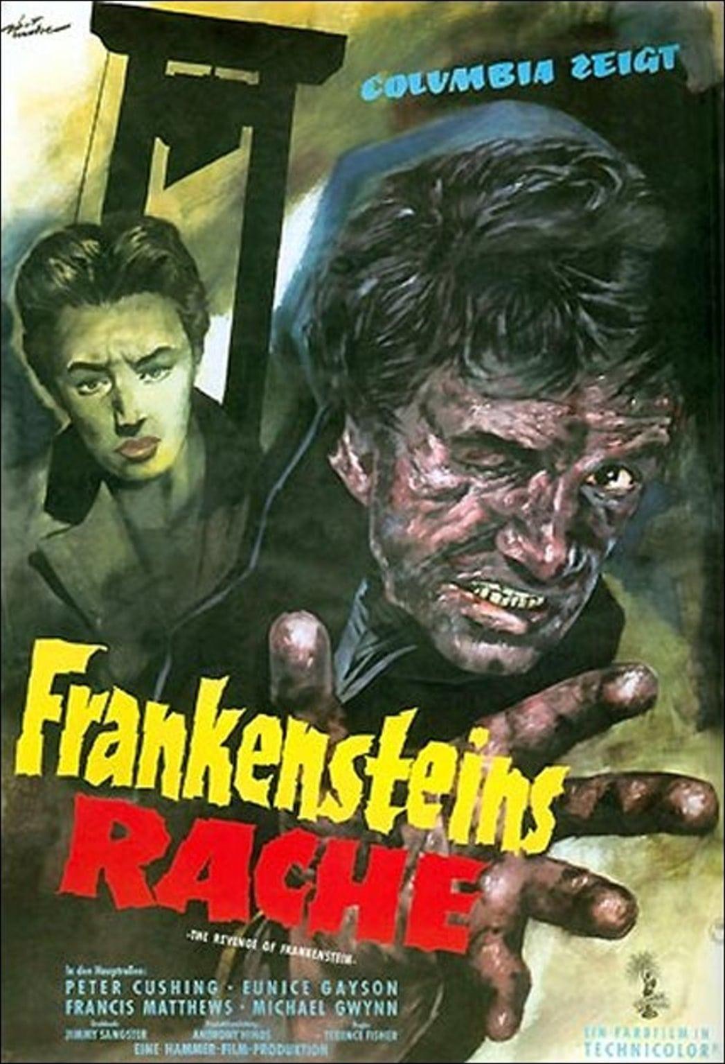 Frankensteins Rache poster