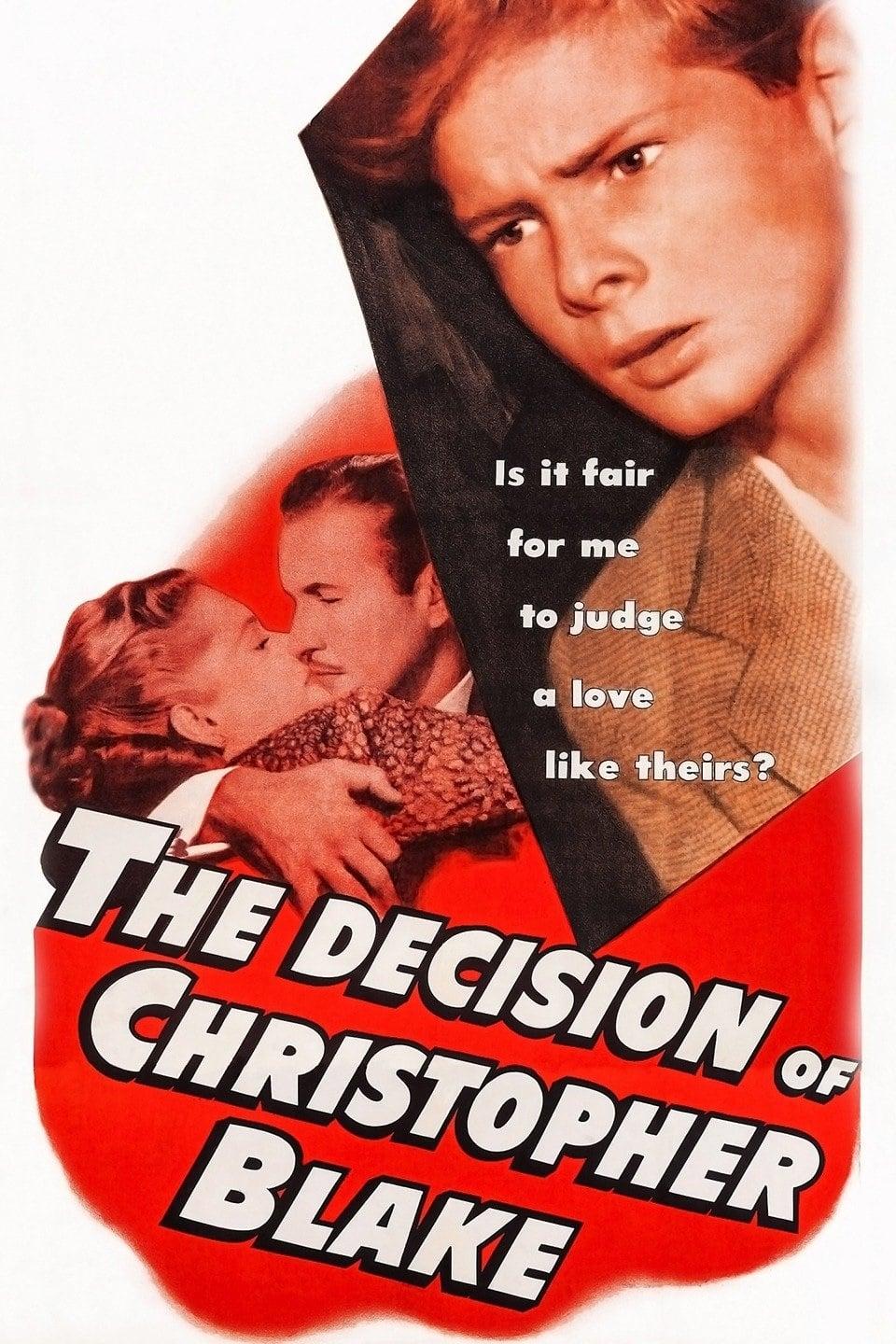 The Decision of Christopher Blake poster