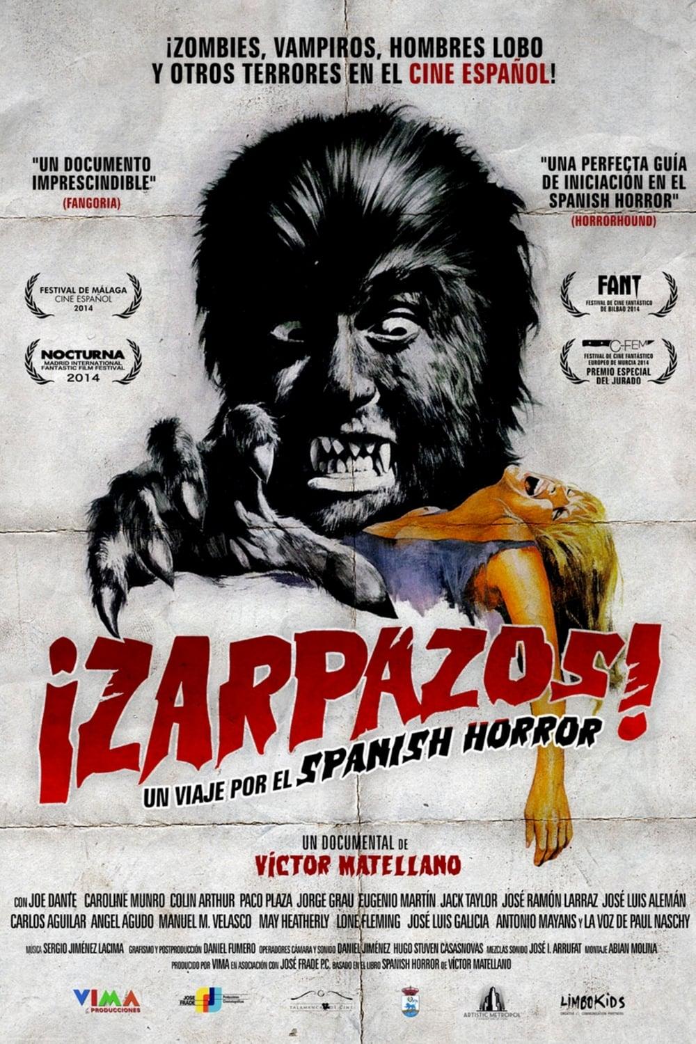 ¡Zarpazos! Un viaje por el spanish horror poster