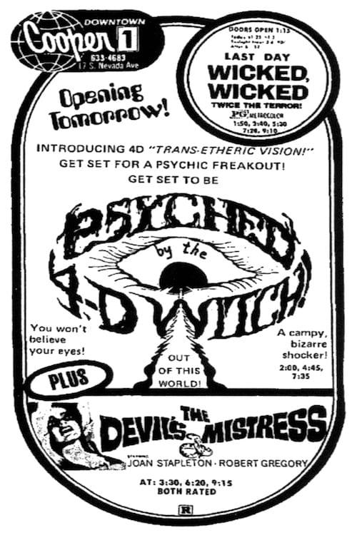 Psyched by the 4D Witch (A Tale of Demonology) poster