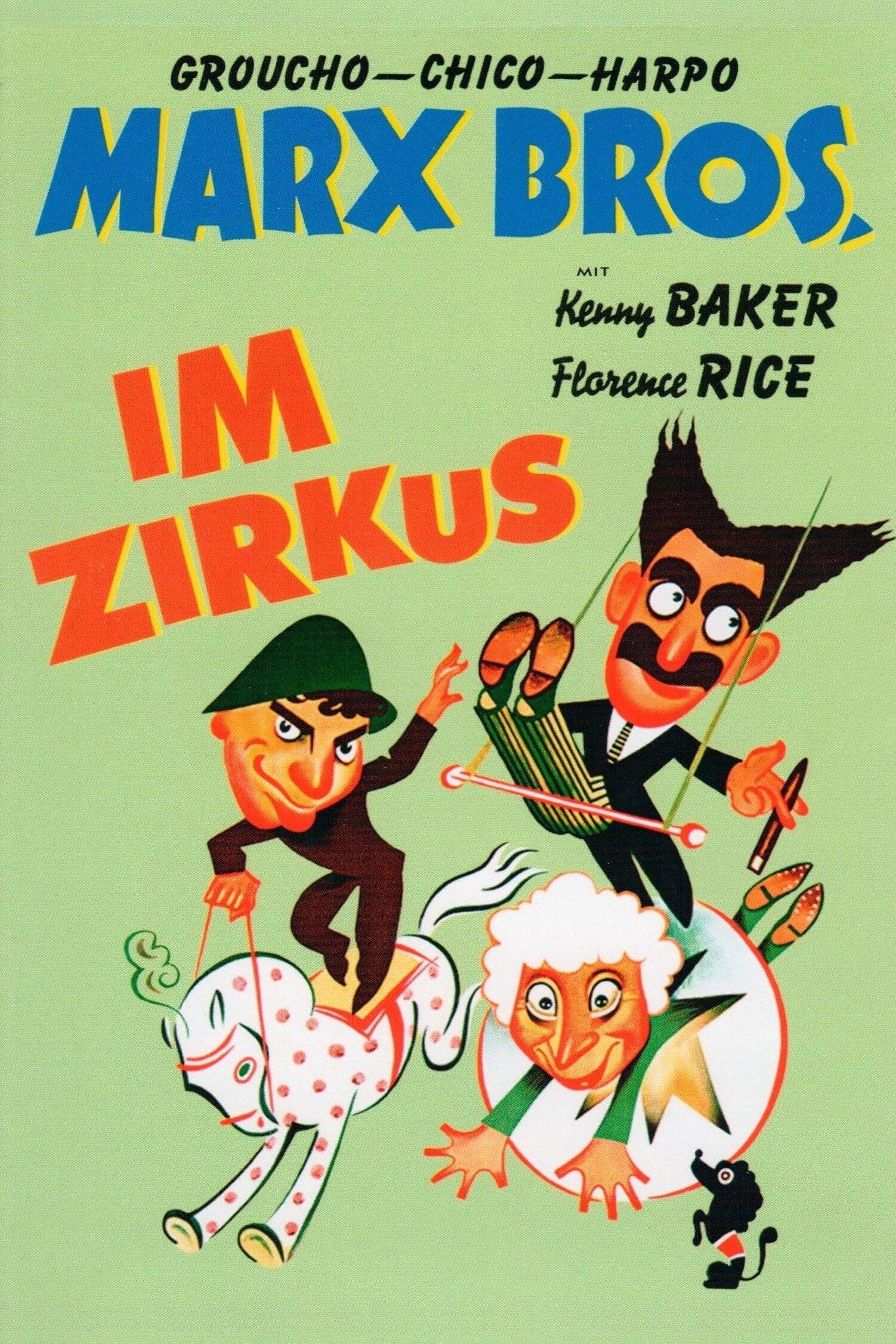 Die Marx Brothers im Zirkus poster