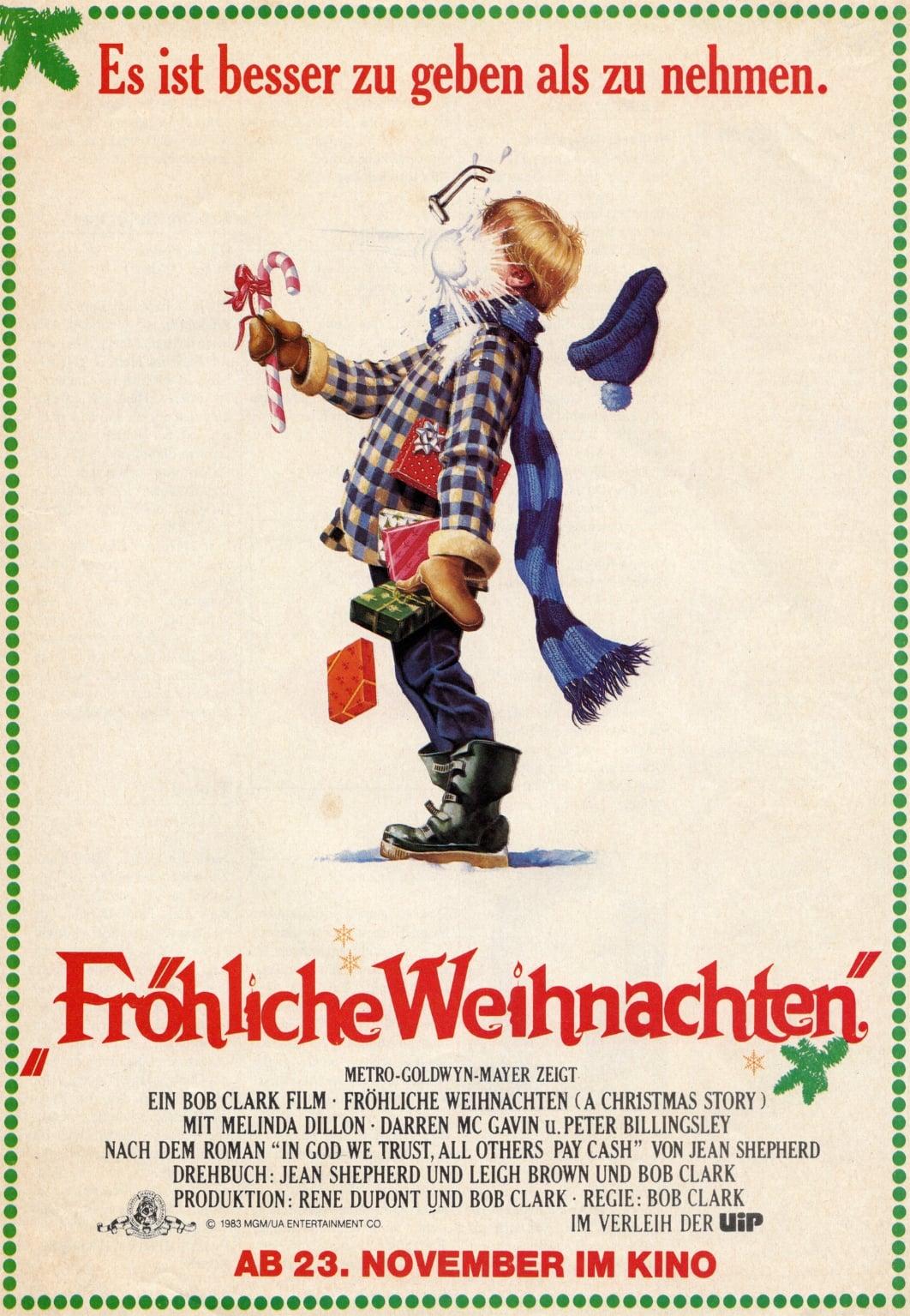 Fröhliche Weihnachten poster