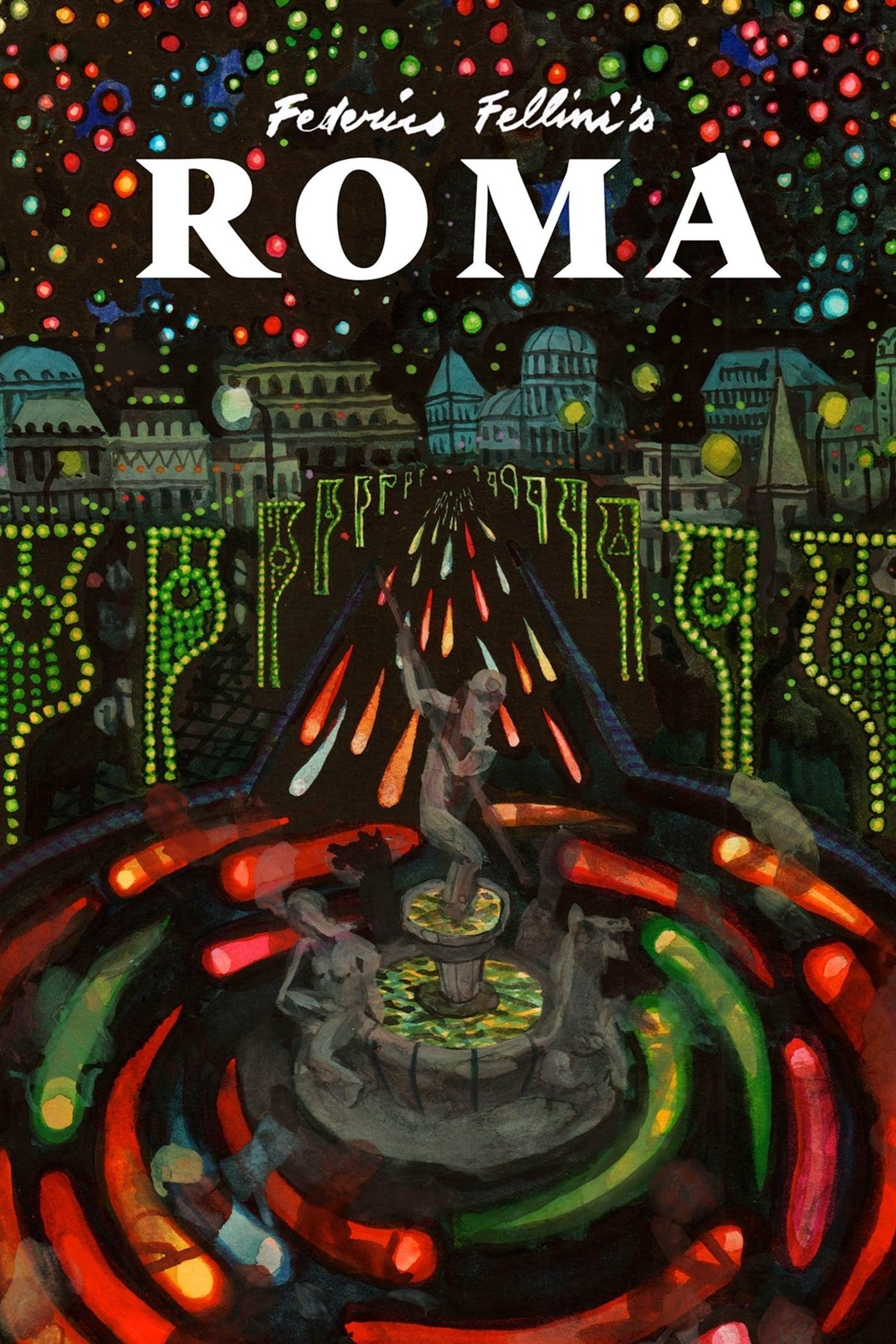 Fellinis Roma poster