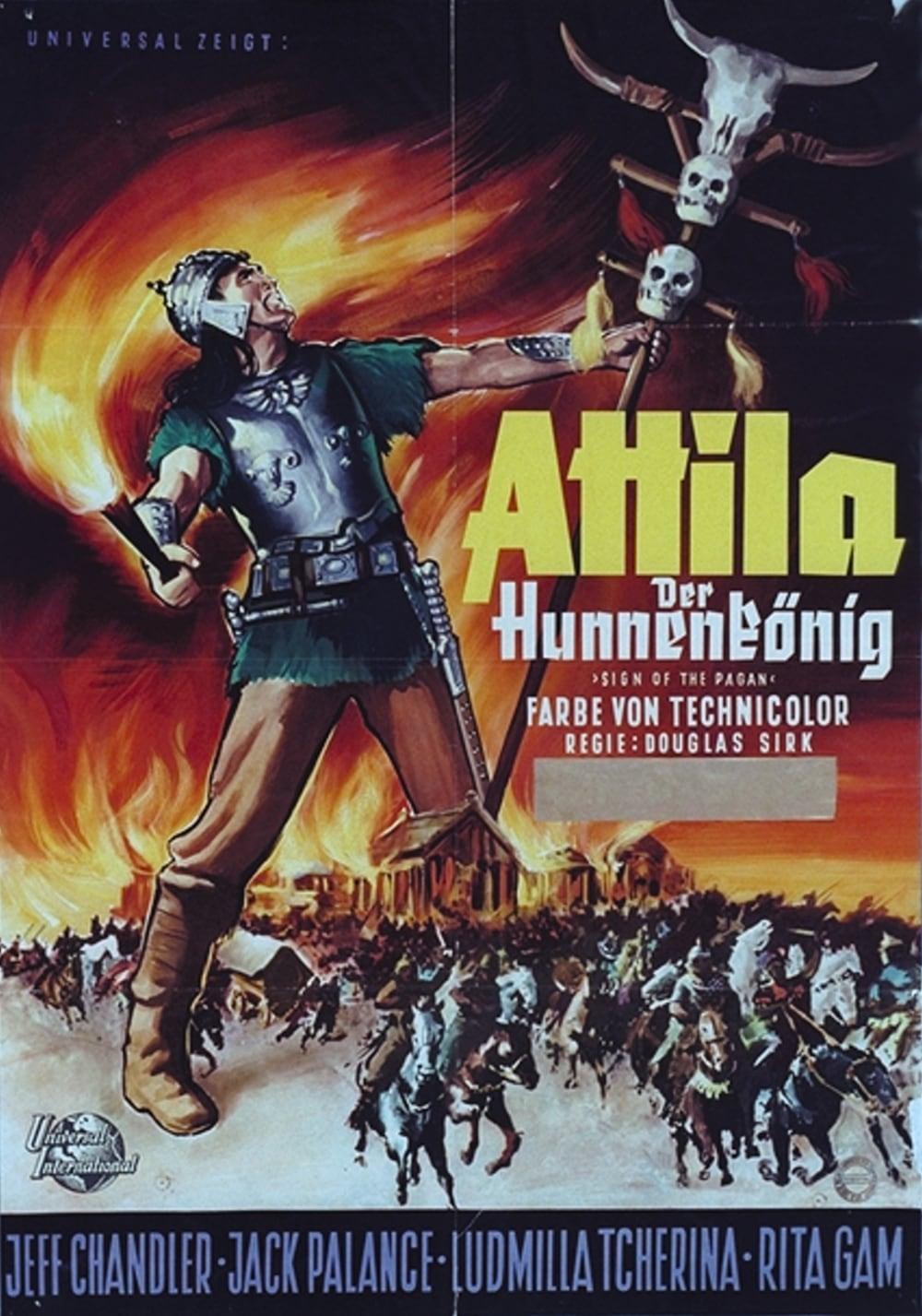 Attila, der Hunnenkönig poster