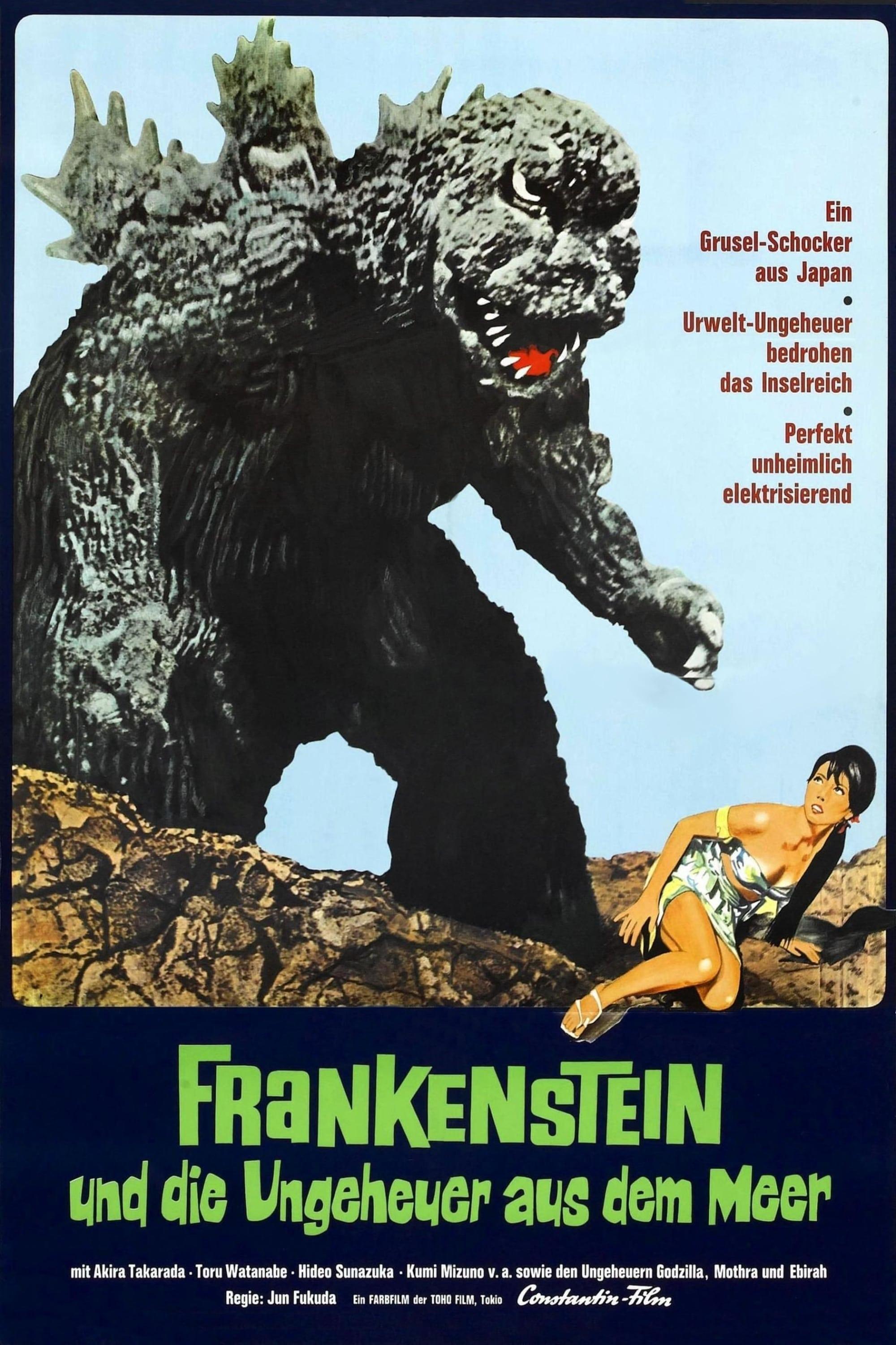 Frankenstein und die Ungeheuer aus dem Meer poster