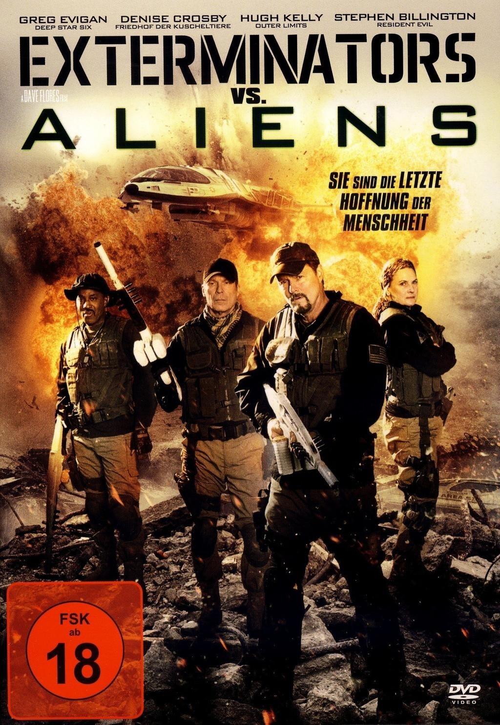 Exterminators vs. Aliens poster