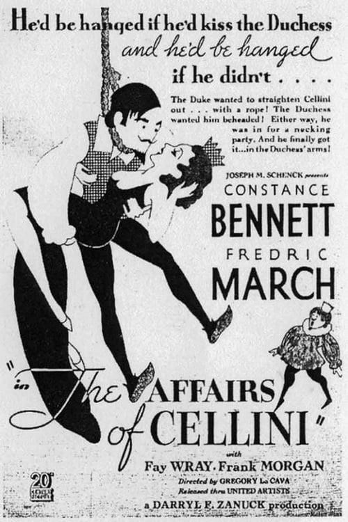 The Affairs of Cellini poster