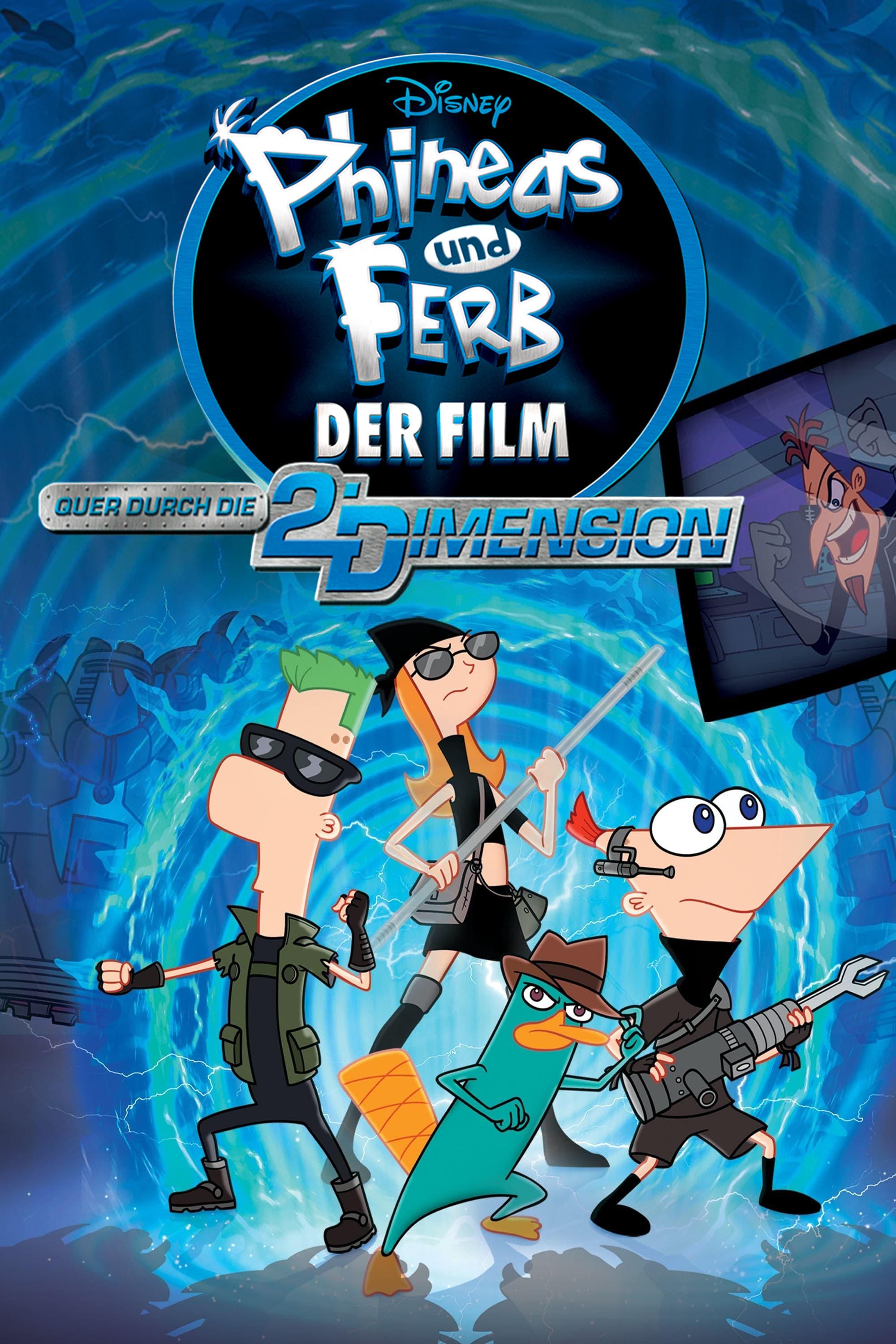 Phineas und Ferb - Quer durch die 2. Dimension poster