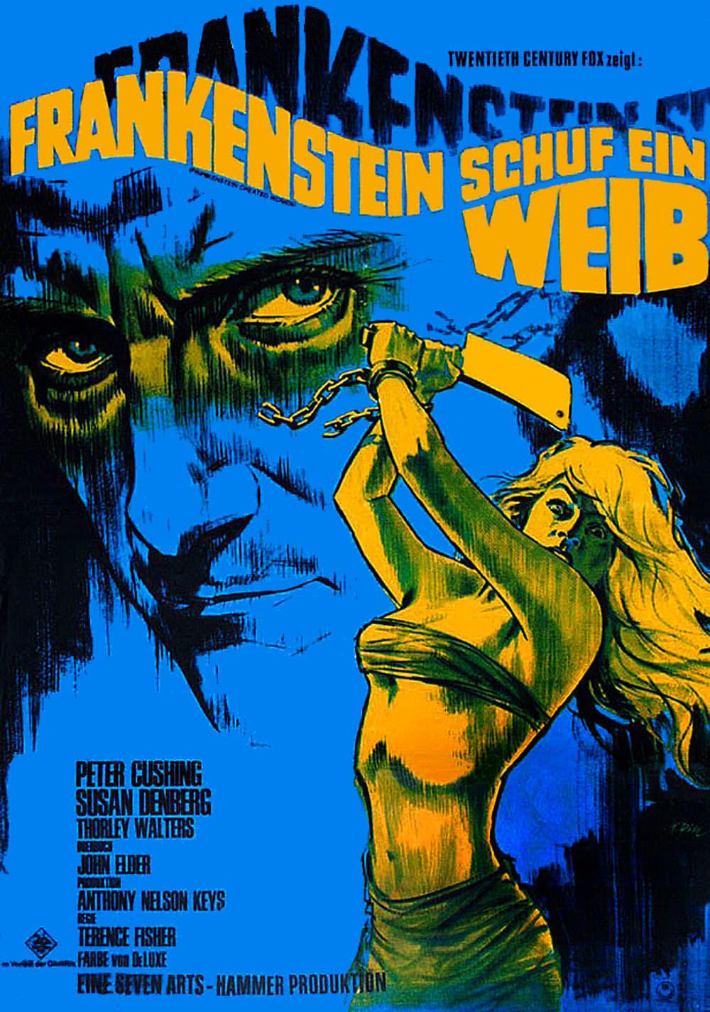 Frankenstein schuf ein Weib poster