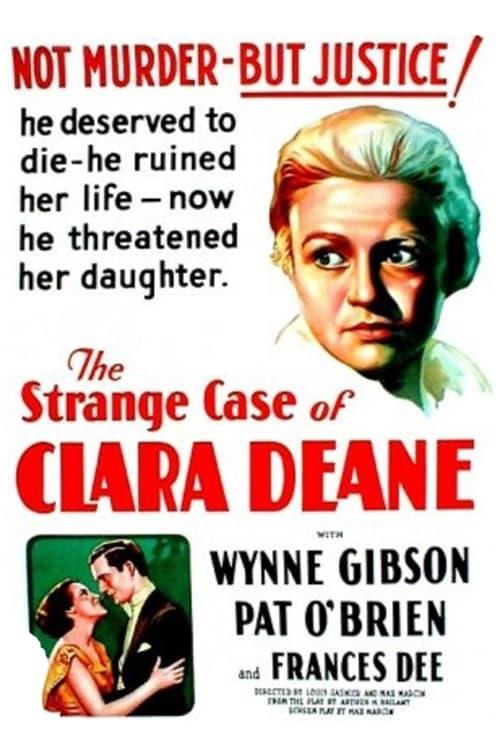 The Strange Case of Clara Deane poster