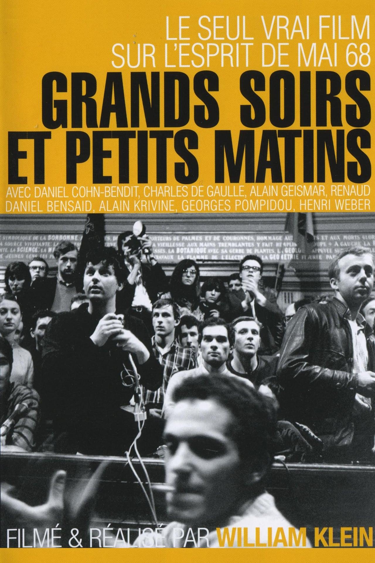 Grands soirs et petits matins poster