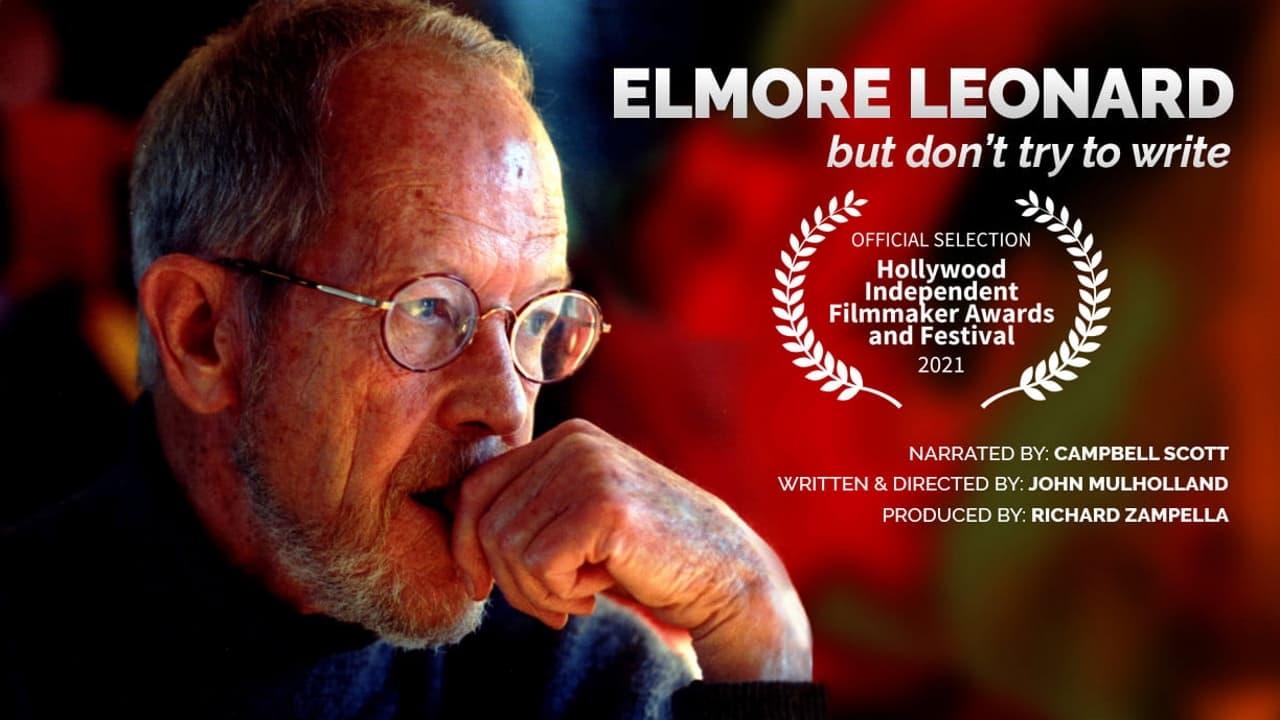Elmore Leonard: "But Don't Try to Write" poster